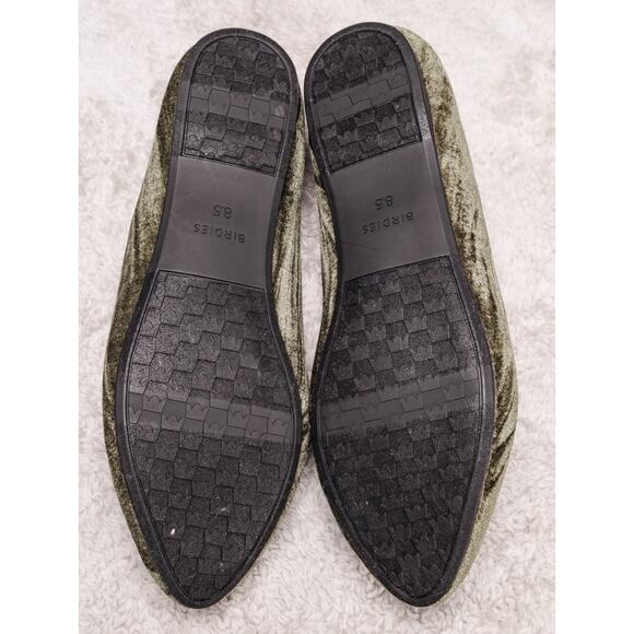Birdies Heron Olive Green Velvet Loafers Flats Womens Size 8.5 NWOB - Picture 6 of 15